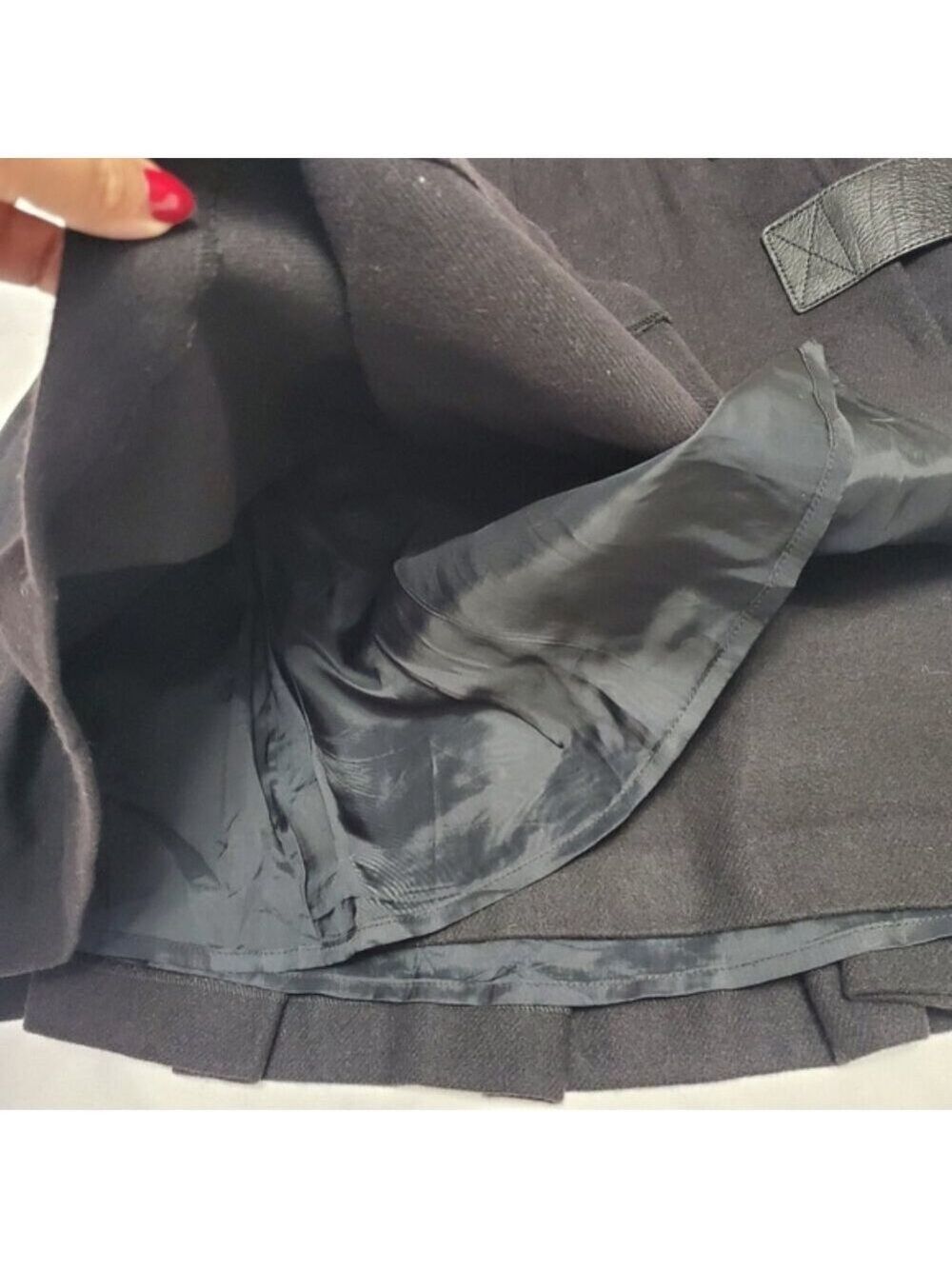 Authentic Burberry Wrap Wool Skirt - Picture 5 of 10